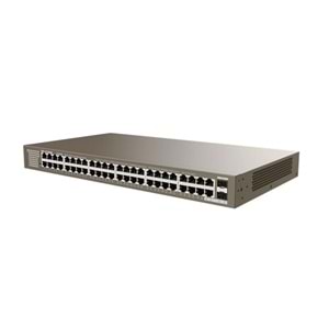 Ip-Com G3350F 48 Port Gigabit + 2X10GB SFP Uplink L2 Cloud Yönetilebilir Rackmount Switch