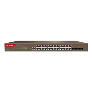 Ip-Com G5328X 24 Port Gigabit + 4X10GB SFP Uplink L3 Yönetilebilir Rackmount Switch