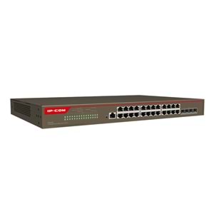 Ip-Com G5328X 24 Port Gigabit + 4X10GB SFP Uplink L3 Yönetilebilir Rackmount Switch