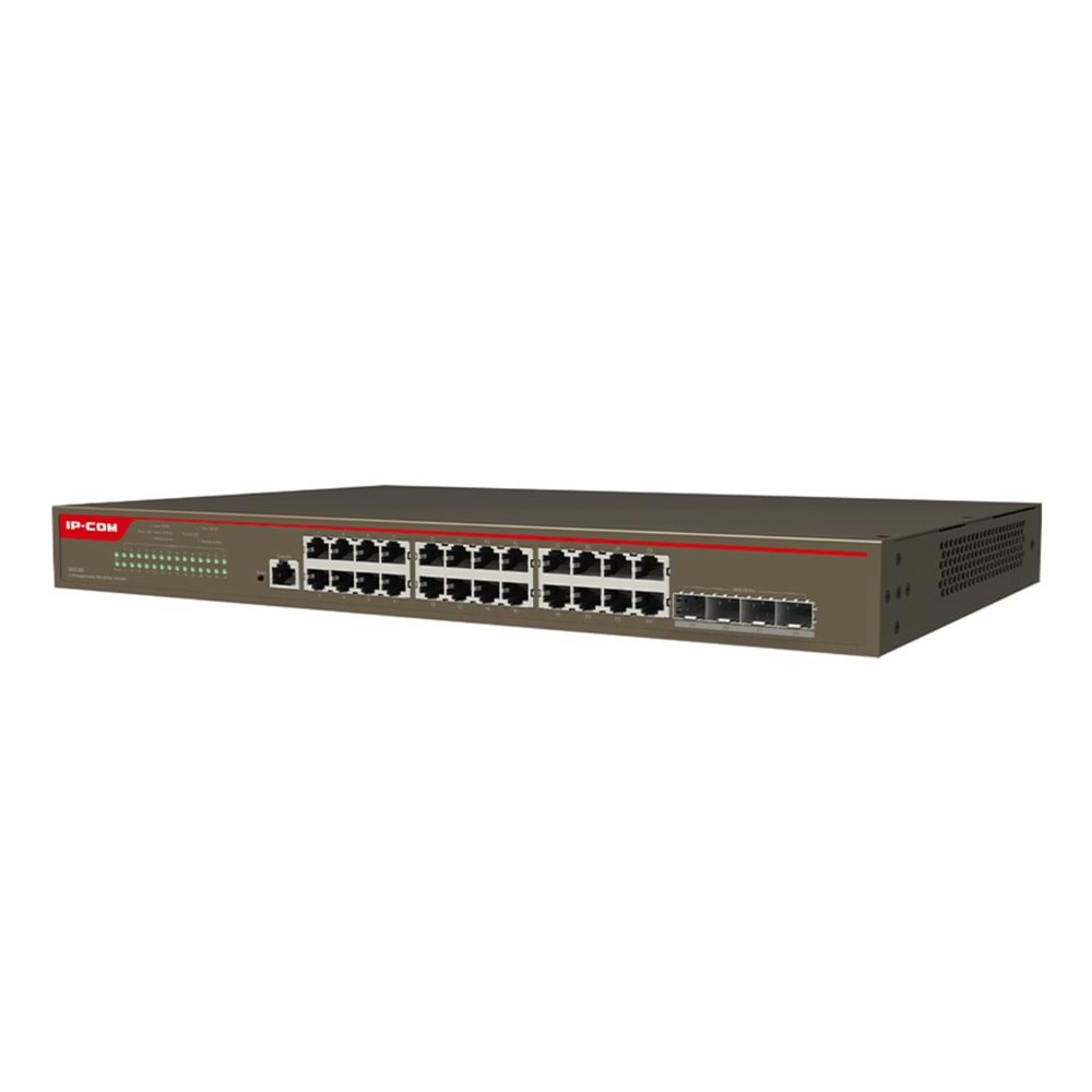 Ip-Com G5328X 24 Port Gigabit + 4X10GB SFP Uplink L3 Yönetilebilir Rackmount Switch