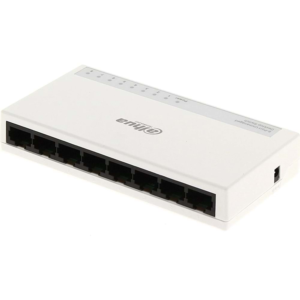 Dahua PFS3008-8ET-L 8 Port 10/100 Plastik Kasa Switch