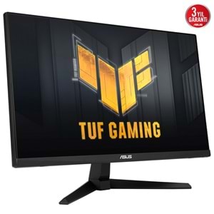 Asus Tuf Gaming VG249Q3A Ips 1Ms 165Hz 2XHDMI 1XDP Fhd 1920X1080 Hoparlör Düşük Mavi Işık Vesa Siyah 23.8