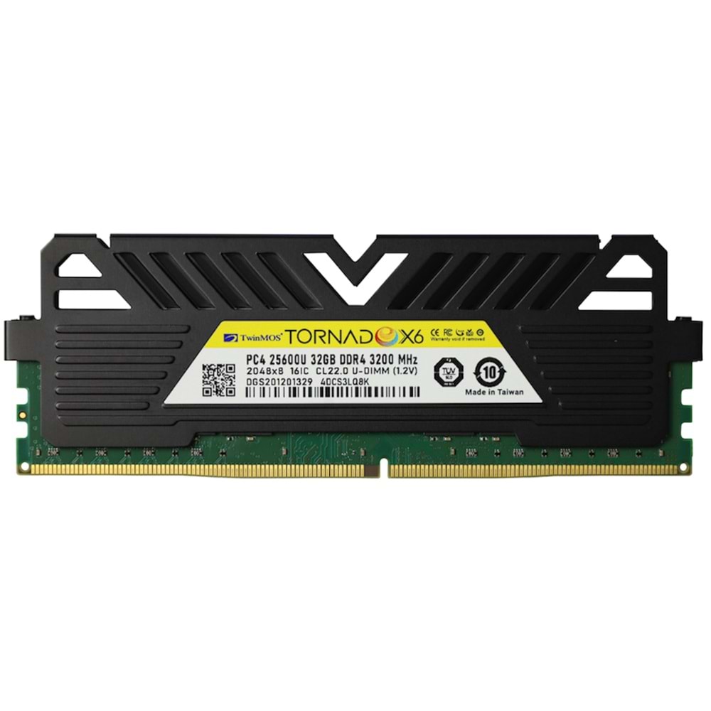 Twinmos 32 GB DDR4 3200Mhz Soğutuculu TMMDD432GB3200DKBX6 Ram