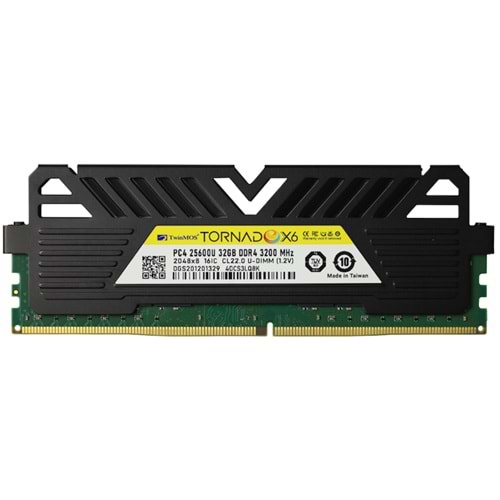 Twinmos 32 GB DDR4 3200Mhz Soğutuculu TMMDD432GB3200DKBX6 Ram