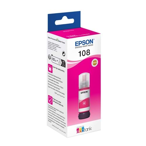 Epson 108 ECOTANK Kırmızı Mürekkep Kartuş