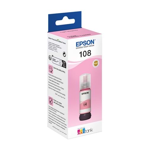Epson 108 ECOTANK Açık Kırmızı Mürekkep Kartuş