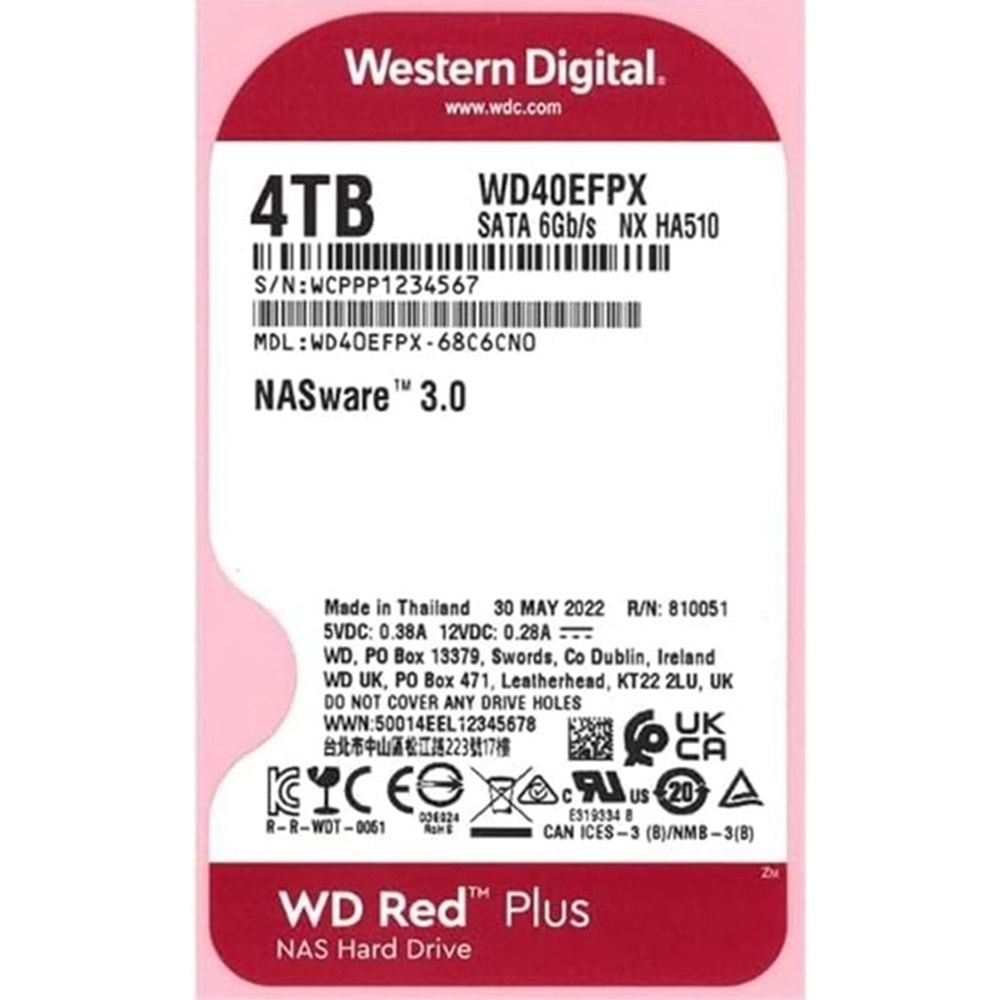 WD 4TB Red Plus 3.5