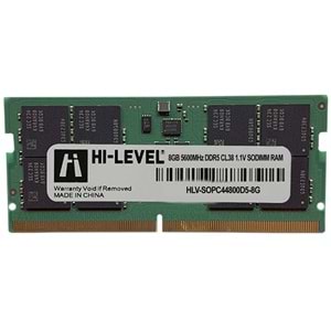 Hi-Level 8GB 5600MHz DDR5 Notebook CL46 1.1V (HLV-SOPC44800D5/8G)