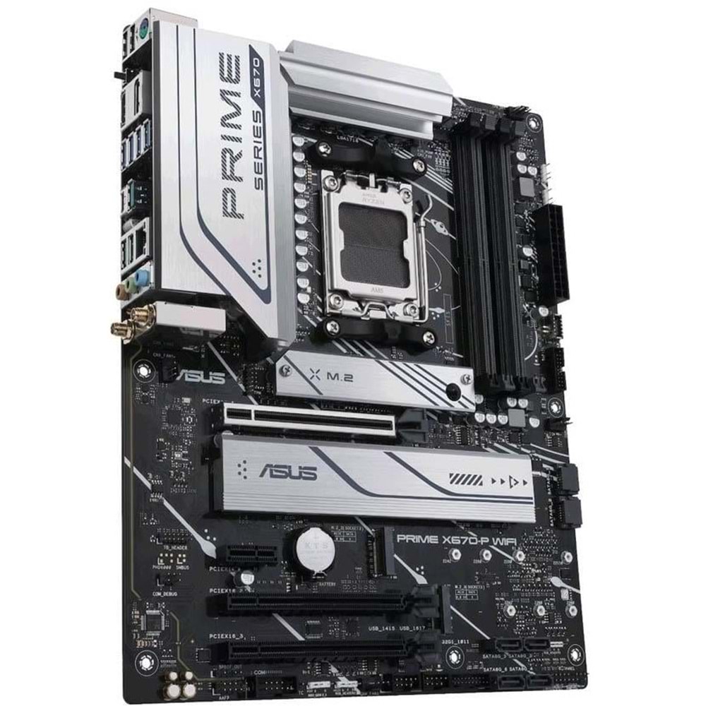 Asus Prime X670-P WiFi DDR5 6400Mhz+(OC) RGB M.2 ATX AM5 Anakart