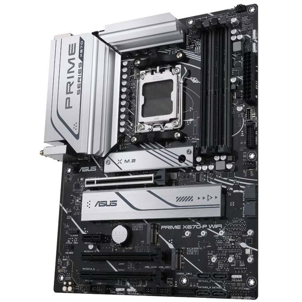 Asus Prime X670-P WiFi DDR5 6400Mhz+(OC) RGB M.2 ATX AM5 Anakart
