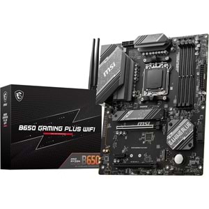 Msi B650 GAMING PLUS WIFI AM5 SOKET DDR5 6000 HDMI DP M.2 ATX