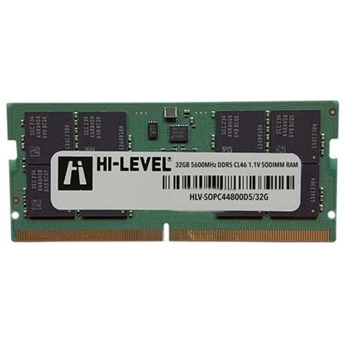 Hi-Level 32GB DDR5 5600Mhz SODIMM 1.1V HLV-SOPC44800D5/32G