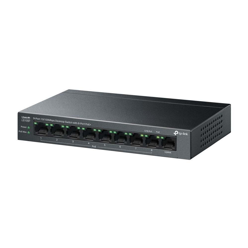 TP-Link LS109P 9Port 10/100 POE Switch