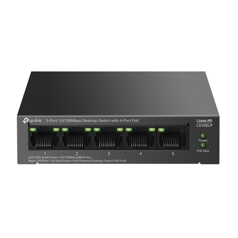 TP-Link LS105LP 5 Port 10/100 POE Switch