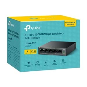 TP-Link LS105LP 5 Port 10/100 POE Switch