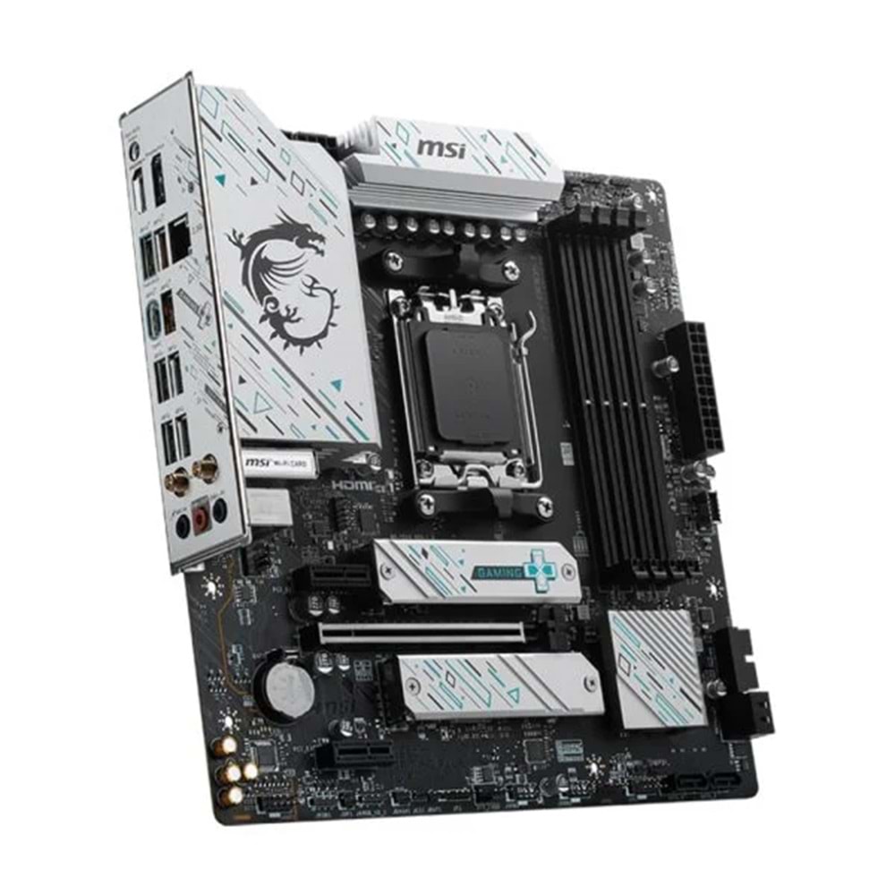 Msi RADEON B650M Gaming PLUS WIFI DDR5 6400MHZ 1XHDMI 1XDP 2XM.2 USB 3.2 AM5 MATX