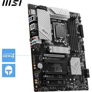 Msi PRO B760-P DDR4 II 5333MHZ 1XHDMI 1XDP 2XM.2 USB 3.2 ATX 1700P (12. / 13. VE 14. Nesil İşlemci Uyumlu)