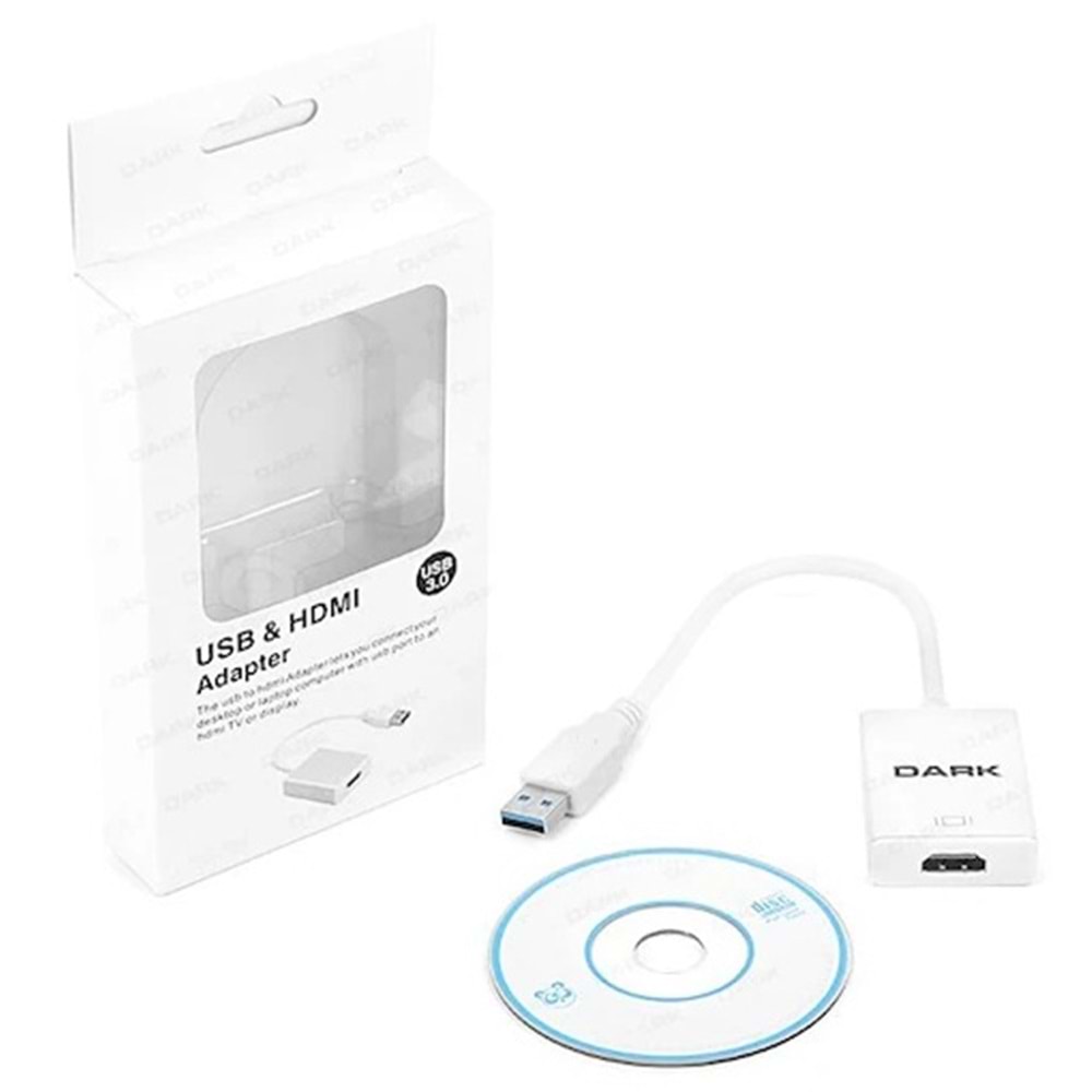 Dark UGA33 FULL HD USB3.0 - HDMI Harici Ekran Kartı (DK-AC-UGA33)