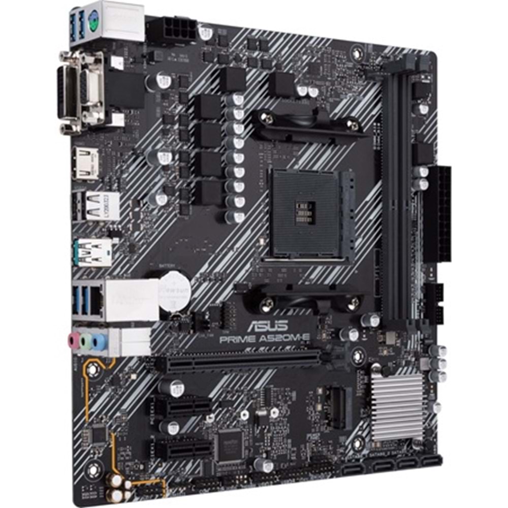 Asus Prime A520M E/Csm AM4 Ryzen Vga Dvi HDMI DDR4 Anakart