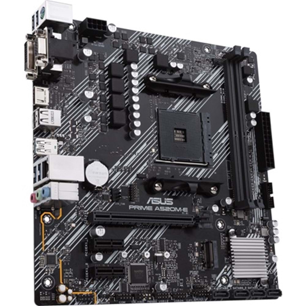 Asus Prime A520M E/Csm AM4 Ryzen Vga Dvi HDMI DDR4 Anakart