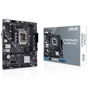 Asus Prime H610M K D4 ARGB 1700P HDMI Anakart