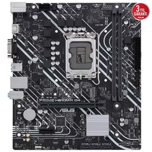 Asus Prime H610M K D4 ARGB 1700P HDMI Anakart