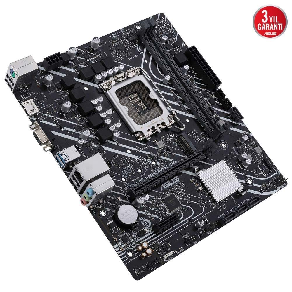 Asus Prime H610M K D4 ARGB 1700P HDMI Anakart