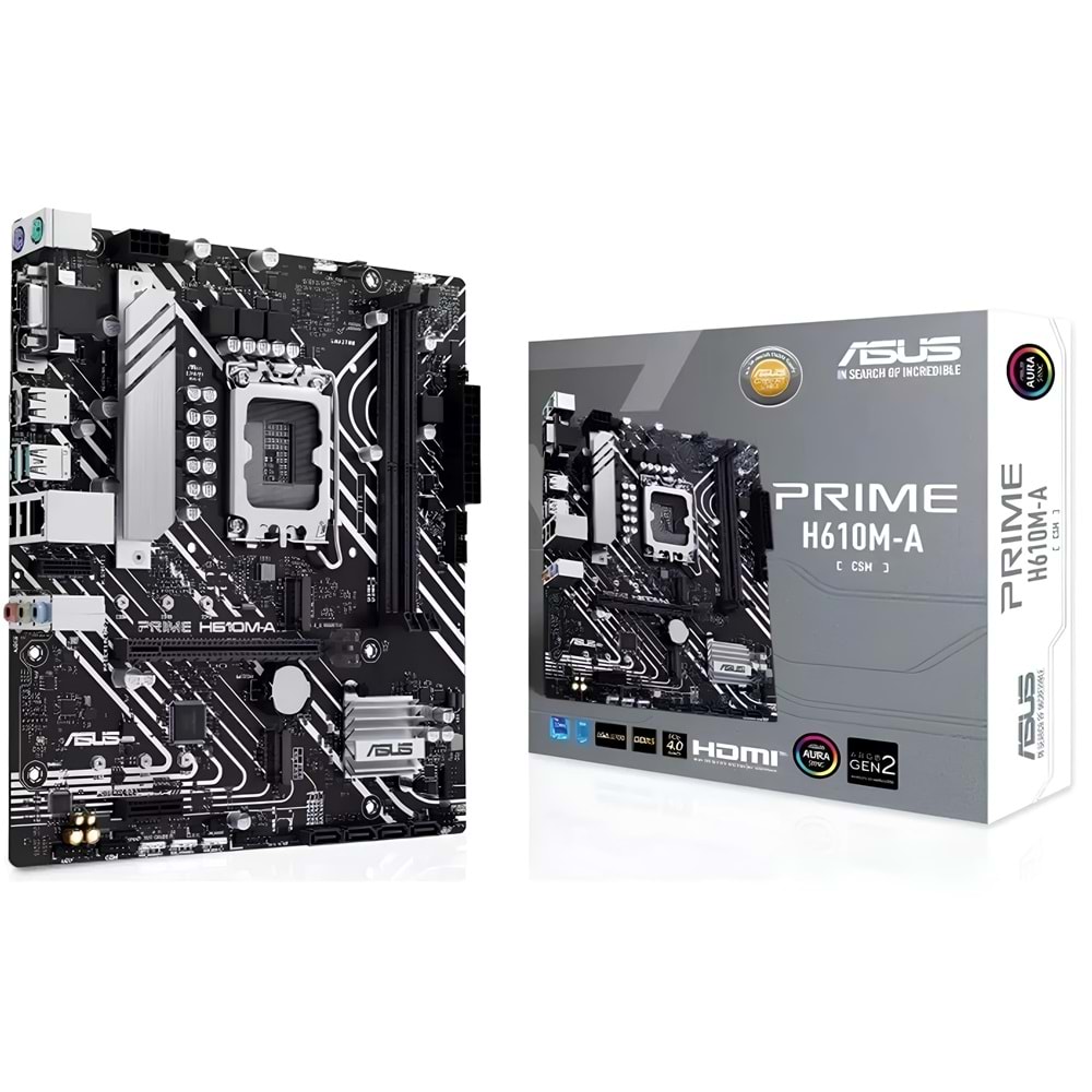 Asus Prime H610M A D5 Csm 1700P Vga HDMI DP Anakart