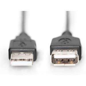 Digitus USB Uzatma Kablosu Siyah (1.8m)