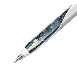 Baseus SMOOTH Ipad Kalemi (Beyaz) Wireless Charing Capacitive Stylus Pen Aktif