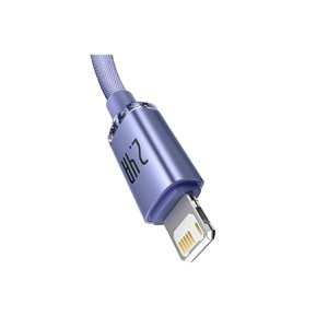 Baseus Crystal Shine MOR 2.4A 120 CM USB TO Lightnight Şarj Kablosu CAJY000005