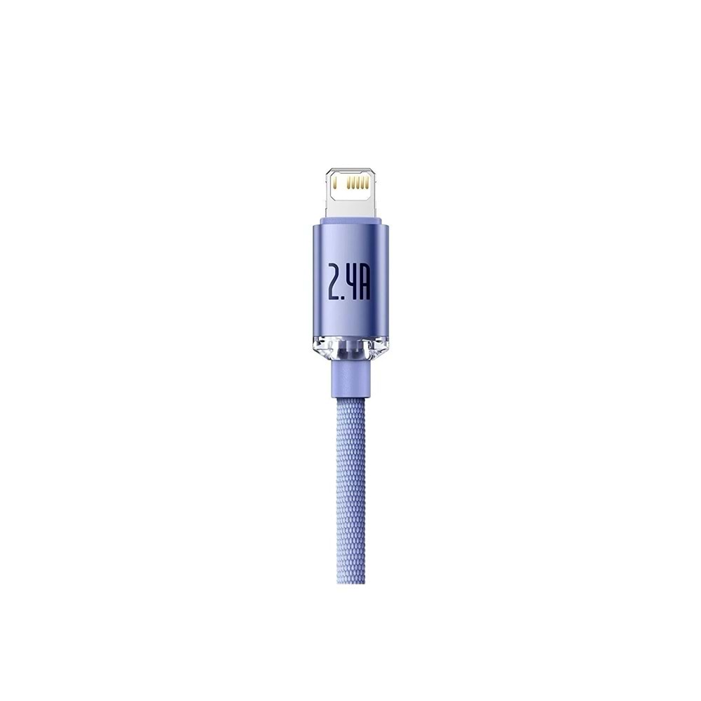 Baseus Crystal Shine MOR 2.4A 120 CM USB TO Lightnight Şarj Kablosu CAJY000005