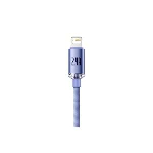 Baseus Crystal Shine MOR 2.4A 120 CM USB TO Lightnight Şarj Kablosu CAJY000005