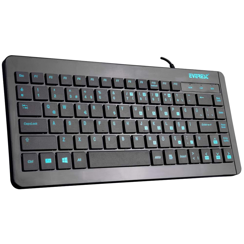 Everest KB-410 Siyah USB Q Mini Klavye