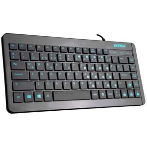 Everest KB-410 Siyah USB Q Mini Klavye