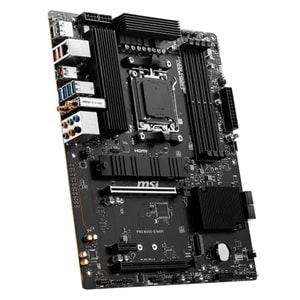 MSI Pro B650-S WiFi DDR5 7200MHz 1xHDMI 1xDP USB 3.2 M.2 ATX AM5 (AMD AM5 7000 Serisi ile Uyumlu) Anakart