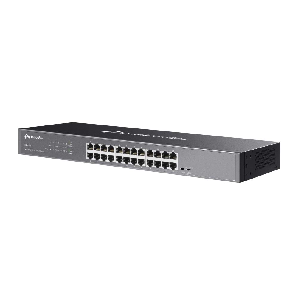Omada DS1024G 24 Port Gigabit Metal Kasa Yönetilemez Rackmount Switch
