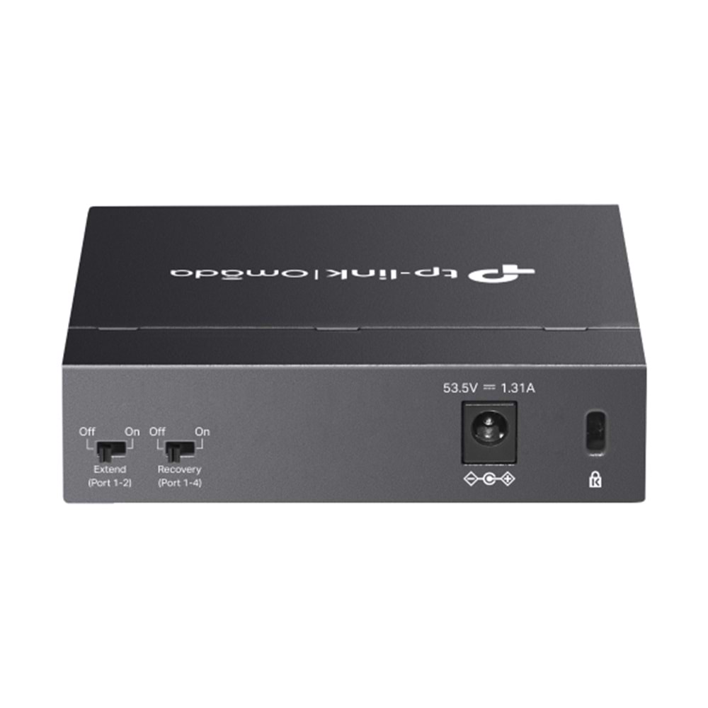 Omada DS105GP 4 Port Gigabit + 1 Port Gigabit Uplink 65W PoE Yönetilemez Switch