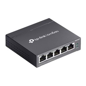 Omada DS105GP 4 Port Gigabit + 1 Port Gigabit Uplink 65W PoE Yönetilemez Switch