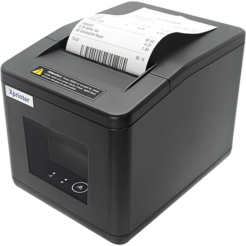Xprinter XP-Q805K 203 DPI Direkt Termal USB+Ethernet Otomatik Kesici Fiş Yazıcı