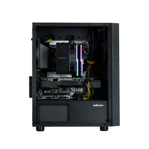 Zalman T3 Plus PSU Yok USB 3.0 2x120mm ATX Mini Tower Siyah Kasa