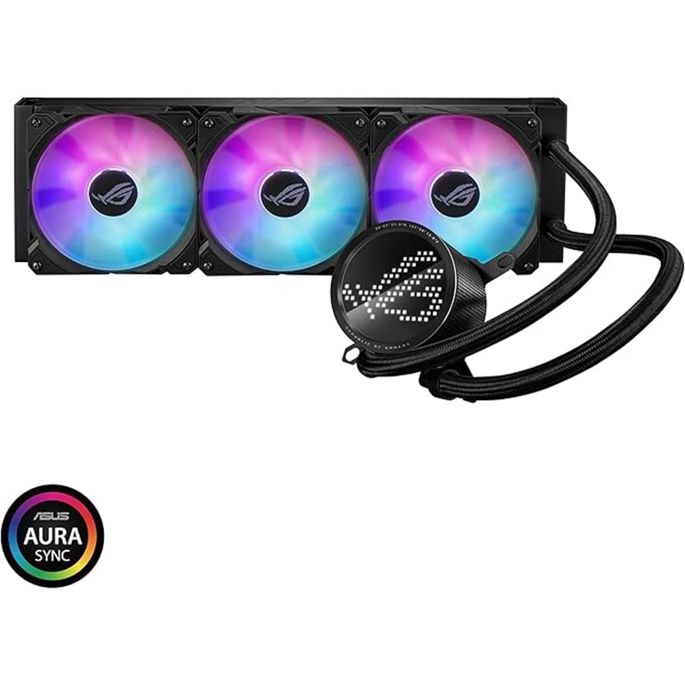 Asus ROG RYUO III 360 ARGB ANIME MATRIX Led Ekran Adreslenebilir RGB Fan