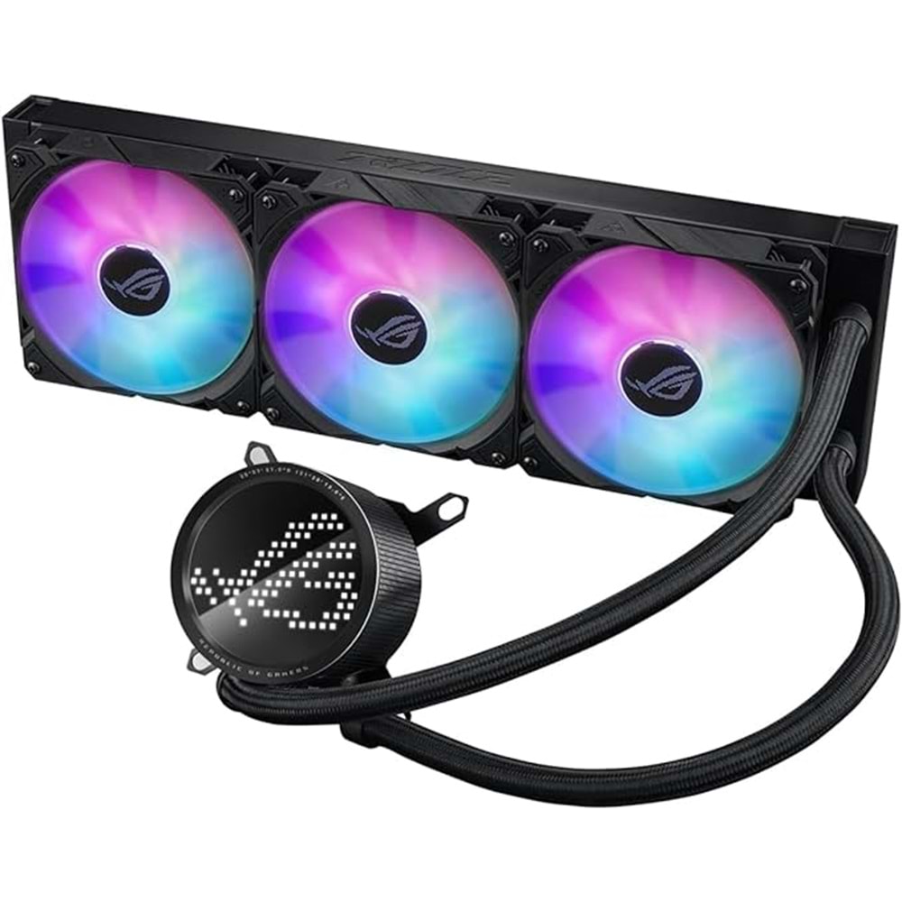 Asus ROG RYUO III 360 ARGB ANIME MATRIX Led Ekran Adreslenebilir RGB Fan