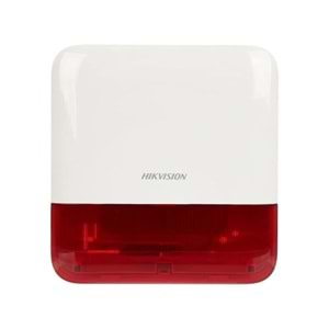 Hikvision DS-PS1-E-WE Dış Ortam Siren Kırmızı