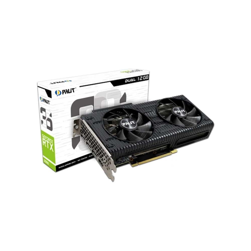 Palit RTX3060 Dual 12GB GDDR6 192Bit LHR 3xDP\HDMI Ekran Kartı