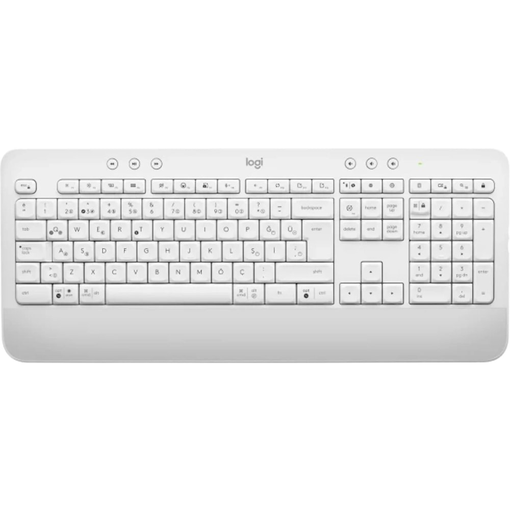 Logitech K650 T. Boy Kablosuz Q Klavye Beyaz 920-010973