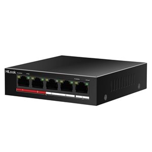 HiLook NS-0105P-35(B)(O-STD) 4XFE+1XFE Uplink Yönetilemez 35W POE Switch