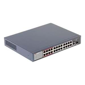 HiLook NS-0326P-230(B) 24XFE+1XGE+1XGE/SFP Yönetilemez 230W POE Switch