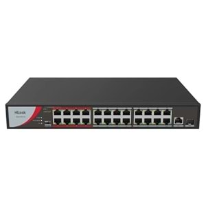 HiLook NS-0318P-130(B) 16XFE+1xGE+1xGE/SFP Yönetilemez 130W POE Switch