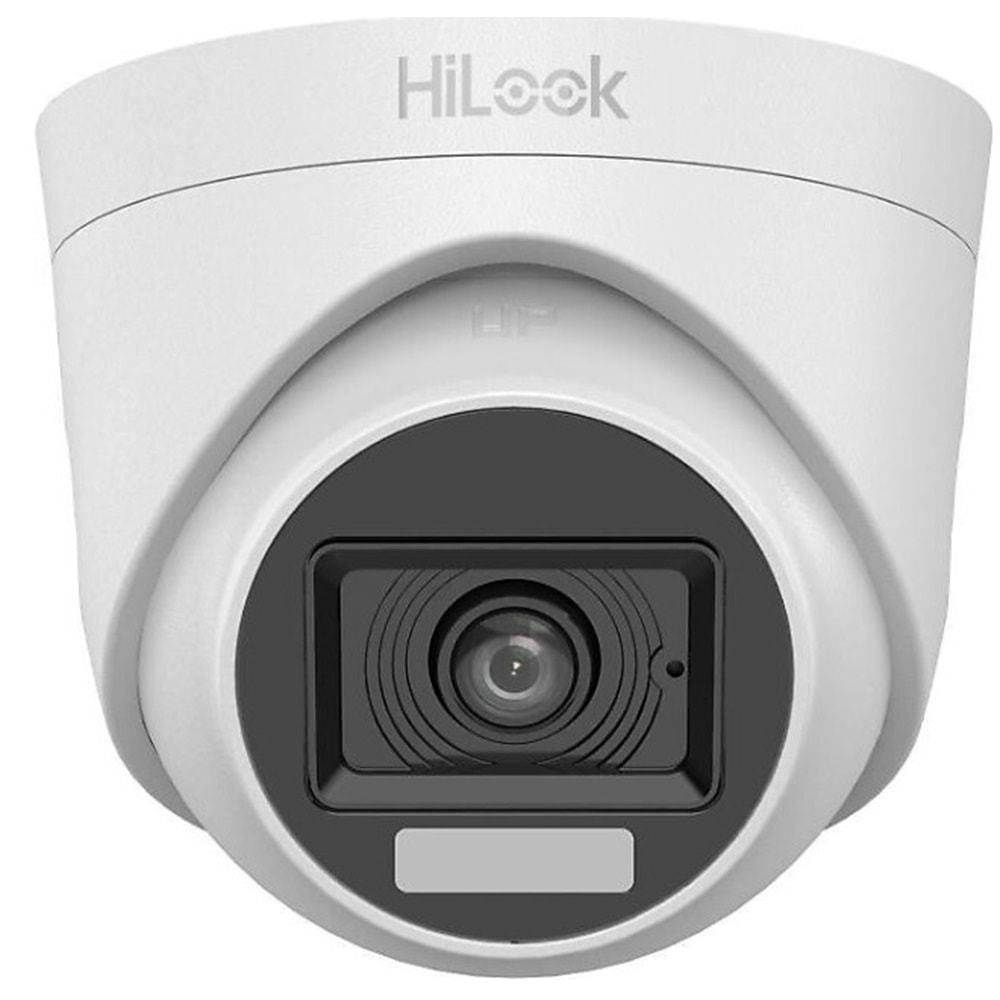 HiLook THC-T127-LPS 2MP 2.8MMSmart Light Renkli AHD Sesli Dome Kamera